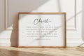 Christ died for our sins - 1 Corinthians 15:3-4 - Christian Art Print