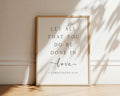 Let All that You Do be Done in Love, 1 Corinthians 16:14 Christian Art Print
