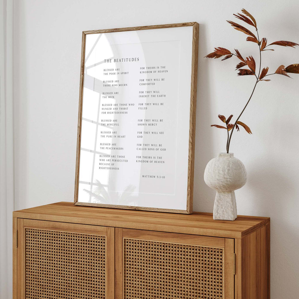 Beatitude, Christian Art Print