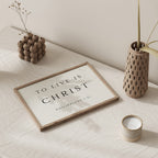 To Live is Christ, Philippians 1:21, Bible Verse Art Print