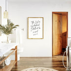 The Lord is my Shepherd, Psalm 23:1, Christian Art Print