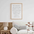 God is Able, Ephesians 3:20, Christian Art Print
