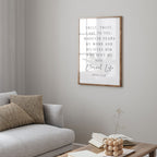 Eternal Life, John 5:24, Christian Art Print