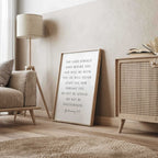 The Lord will be with You, Deuteronomy 31:8, Scripture Art Print
