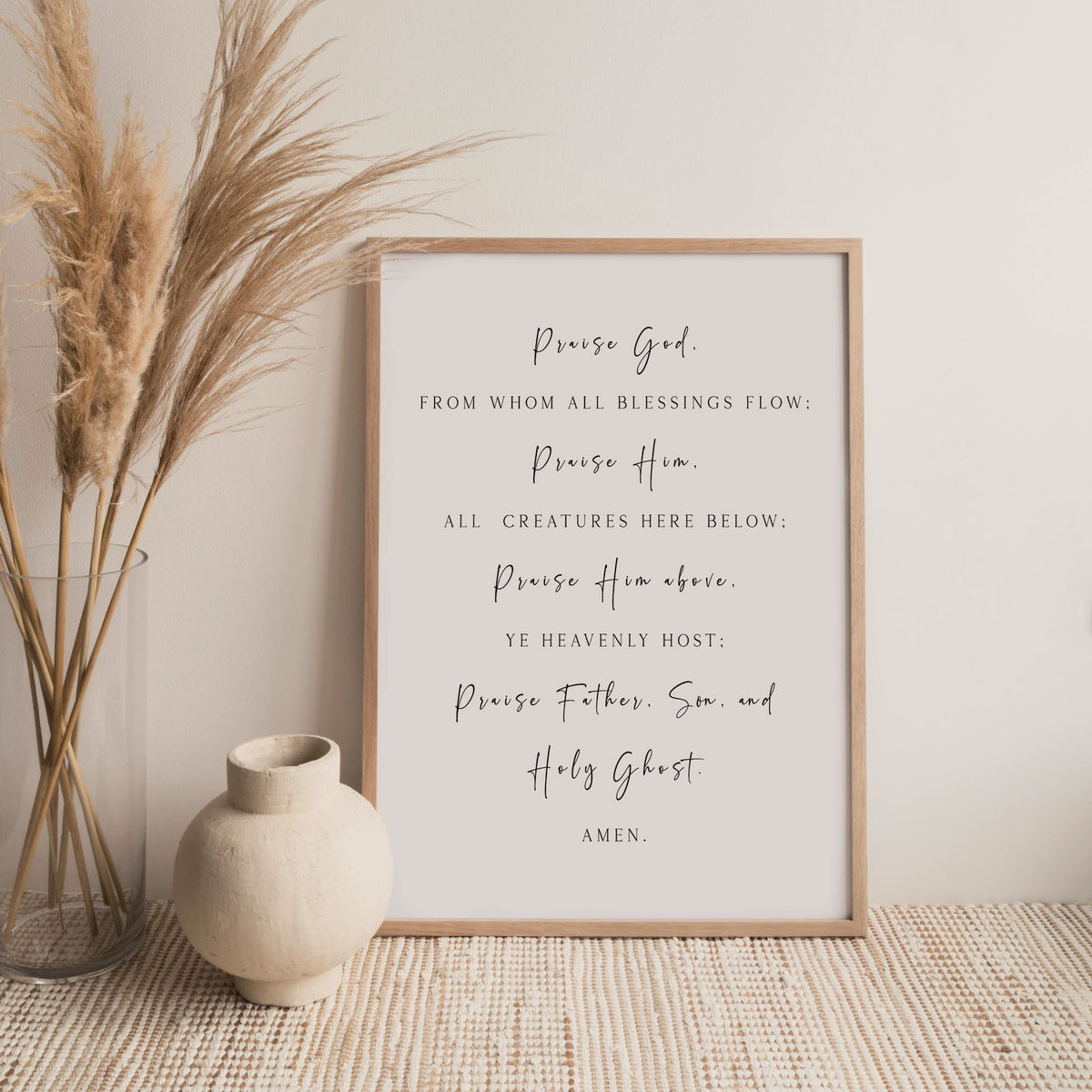 Doxology, Christian Art Print
