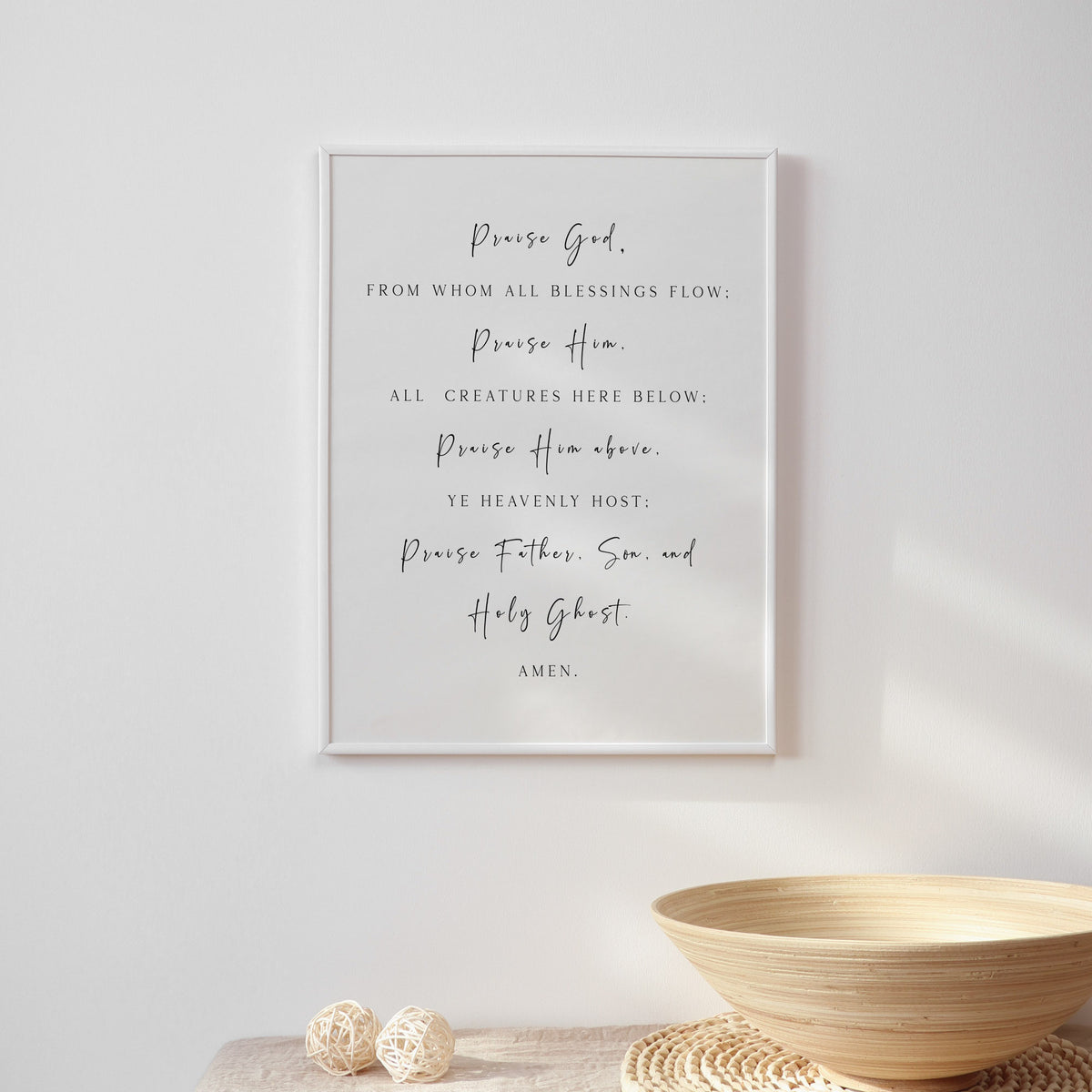 Doxology, Christian Art Print