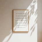 Great is Your Faithfulness, Lamentations 3:22-23, Scripture Art Print