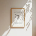 Gray Hair is a Crown of Splendor, Christian Art Print