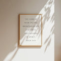 The Lord is Near to the Brokenhearted, Psalm 34:18, Christian Art Print